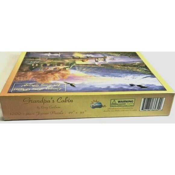 Grandpa's Cabin by Cory Carlson Suns Out 1,000 Piece Jigsaw Puzzle NEW SEALED - Picture 3 of 3